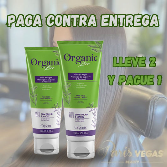 Organic Lizz - Alisado Vegetal Sin Formol - COMPRA 1 Y LLÉVATE 2